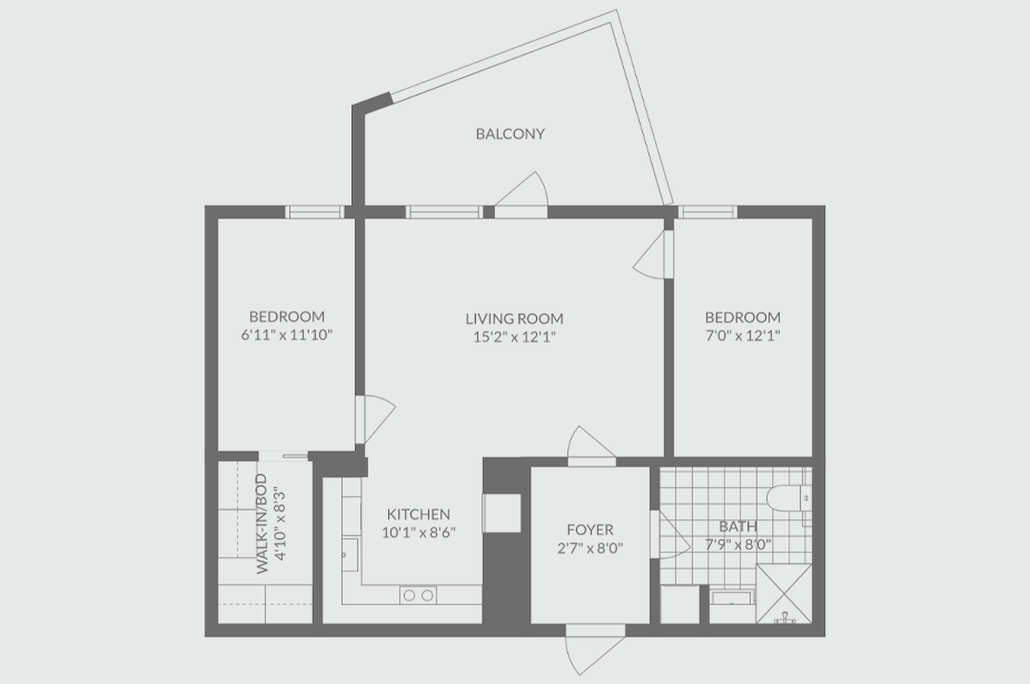 2D floor plan | Real estate media