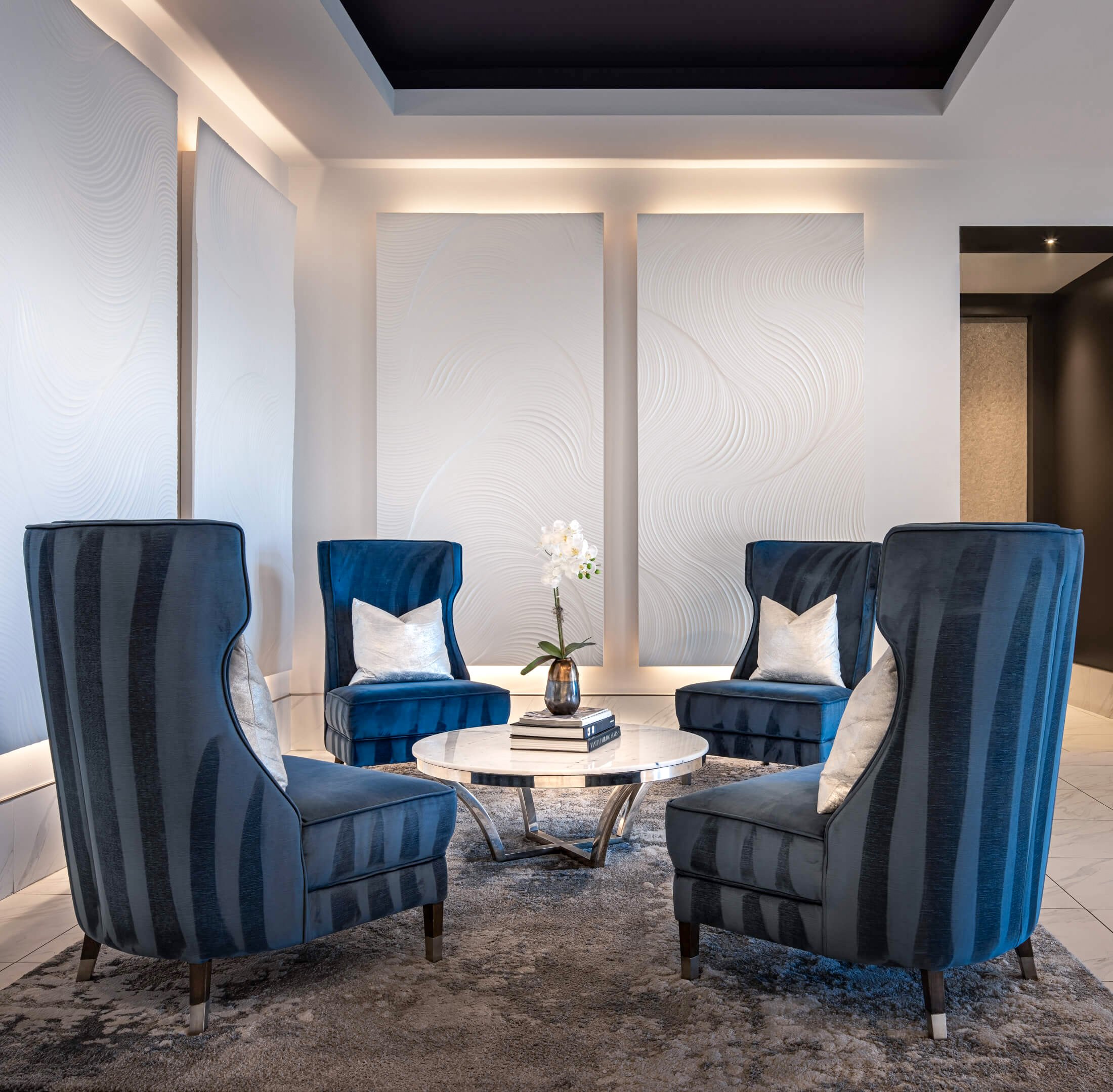 Ascent Apartments Lobby | Charlotte, NC | Interior Photography